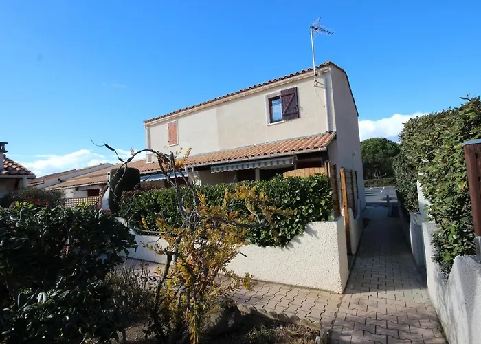 Willa D'angle, 5 Couchages, 2 Etage, Terrasse Sud Parking Dans Securisee, Wifi , Piscine Commune 400m De La Lrjp123 Portiragnes