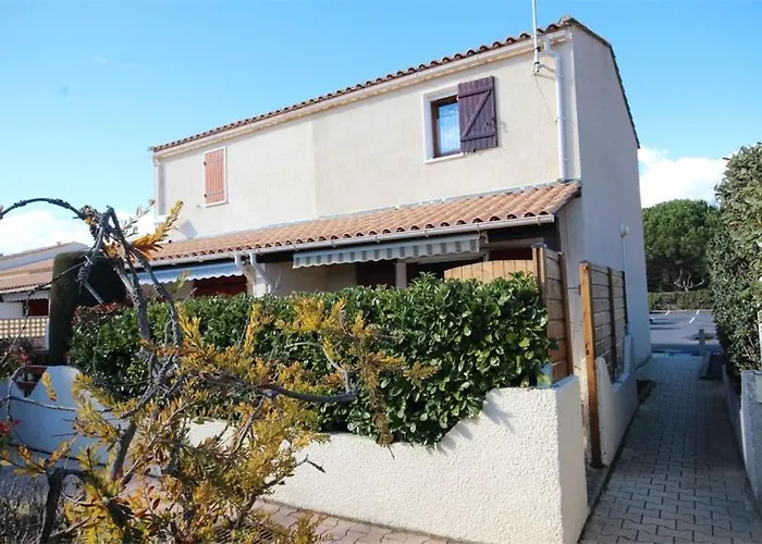 D'angle, 5 Couchages, 2 Etage, Terrasse Sud Parking Dans Securisee, Wifi , Piscine Commune 400m De La Lrjp123 Willa Portiragnes